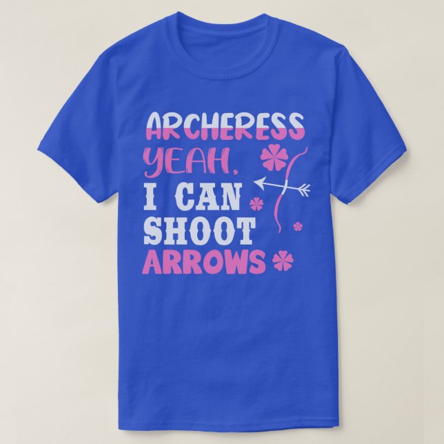 Camiseta Sim, Eu Posso Atirar Em Setas (Frente do Design)