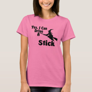 Camiseta Sim, eu posso conduzir uma vara