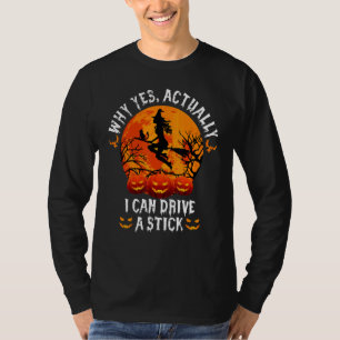 Camiseta Sim Eu Posso Dirigir Um Carro Com Marcha Manual No