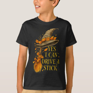 Camiseta Sim, Eu Posso Dirigir Uma Bruxa De Dia de as Bruxa