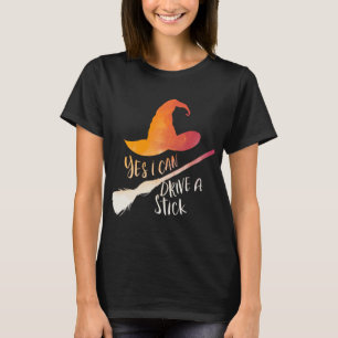 Camiseta Sim, eu posso dirigir uma cola de Halloween das mu
