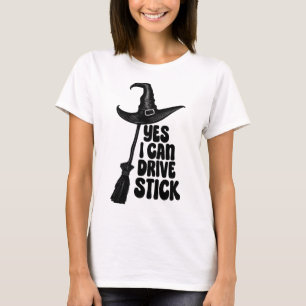 Camiseta Sim, eu posso dirigir uma cola de Halloween das mu