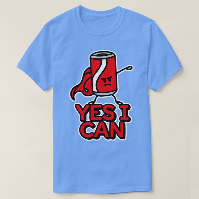 Camiseta Sim, eu posso divertir Super Hero crianças engraça (Frente do Design)