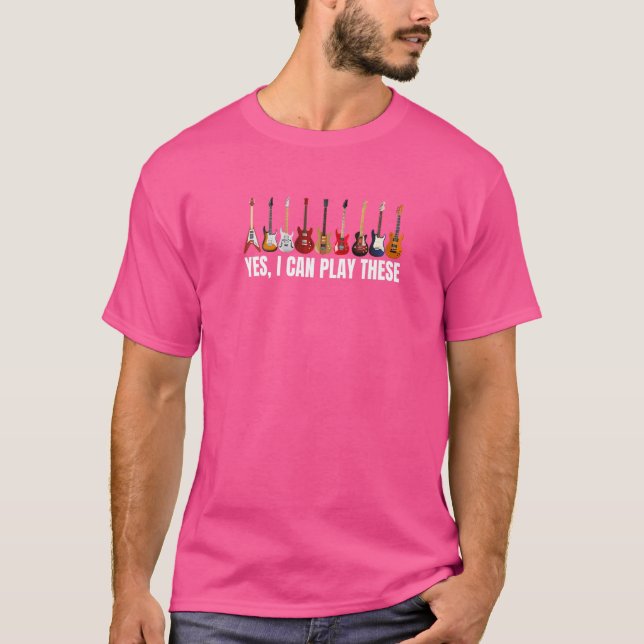 Camiseta Sim, Eu Posso Tocar Este Violão De Instrumento Mus (Frente)
