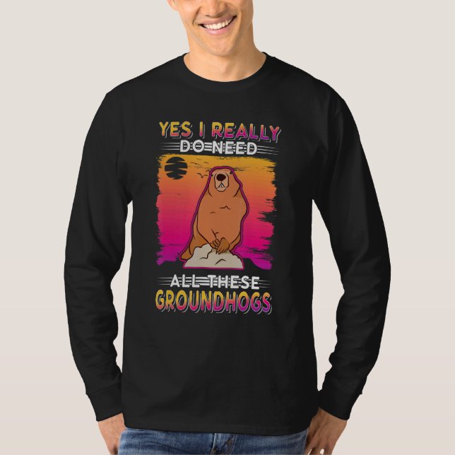 Camiseta Sim, Eu Realmente Preciso De Todos Esses Marmot 1 (Frente)