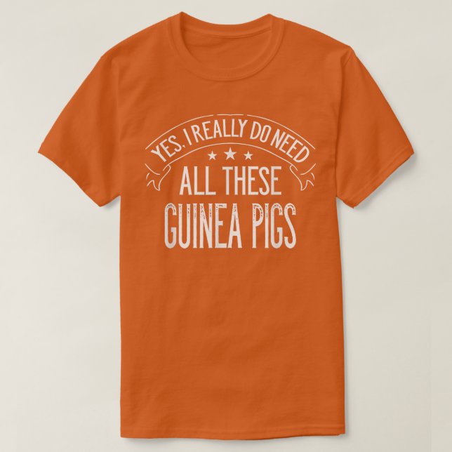 Camiseta Sim, Eu Realmente Preciso De Todos Estes Animais D (Frente do Design)