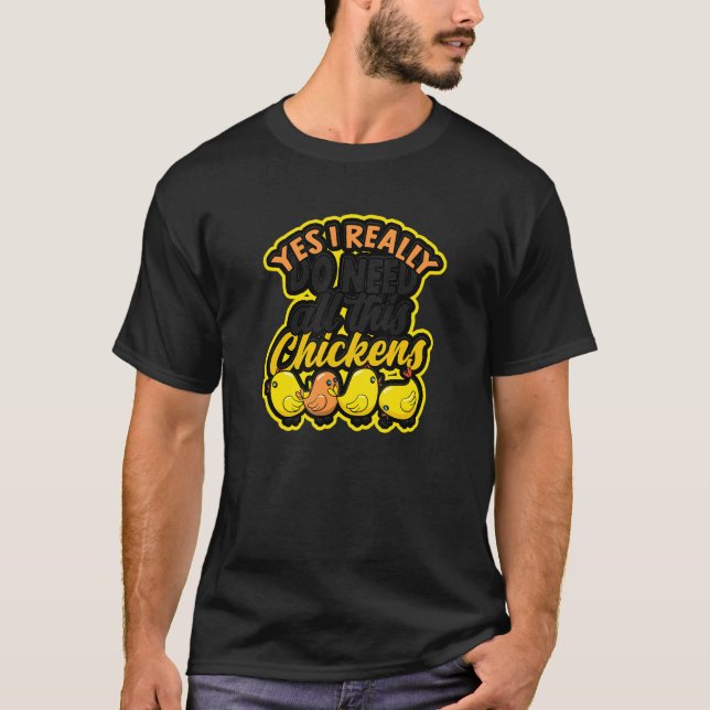Camiseta Sim Eu Realmente Preciso De Todos Os Nuggets De Fr (Frente)