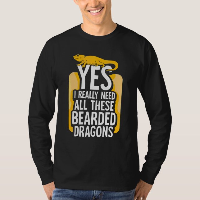 Camiseta Sim, Eu Realmente Preciso Todos Esses Dragões Barb (Frente)