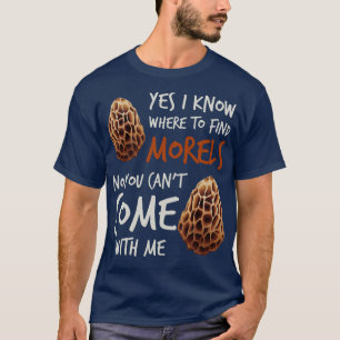 Camiseta Sim, Eu Sei Onde Encontrar Moréis Não Você Não Pod