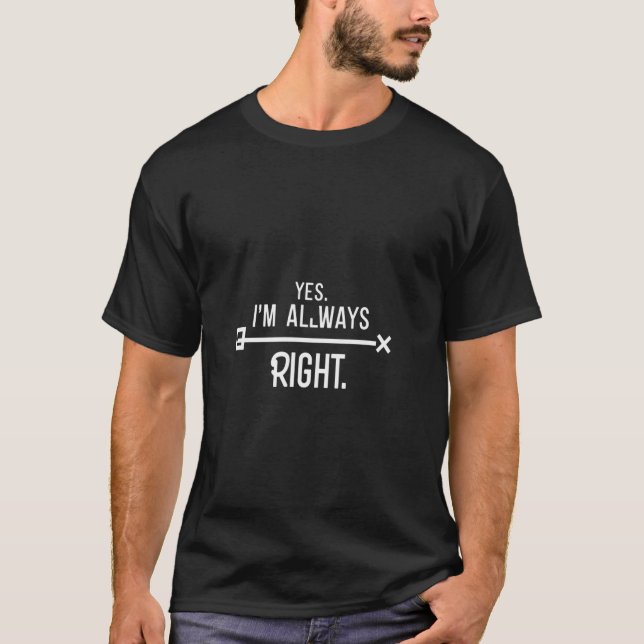 Camiseta Sim, Eu Sempre Acertei O Professor De Matemática T (Frente)
