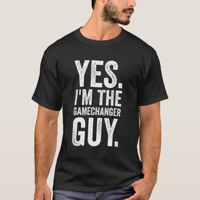 Camiseta Sim, Eu Sou A Cara Do Gamechanger Baseball (Frente)