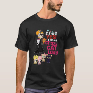 Camiseta Sim, Eu Sou a Dona de Gato Louca