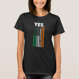 Camiseta Sim, Eu Sou Ambos Irlanda Bandeira Irlandesa