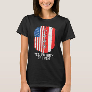 Camiseta Sim, eu sou ambos meio-americanos meio peruano