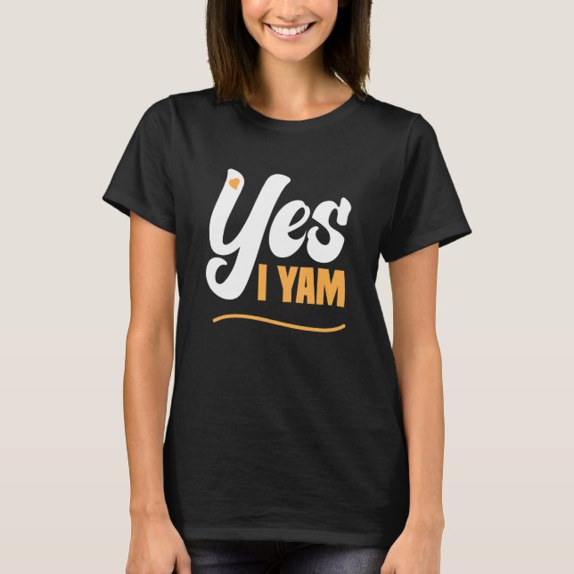 Camiseta Sim Eu Sou Dia de Ação de Graças Casal Combinando  (Frente)