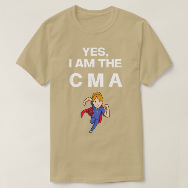 Camiseta Sim, Eu Sou O CMA (Frente do Design)