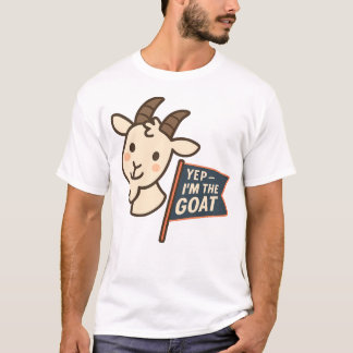 Camiseta Sim, eu sou o melhor Design engraçado de cabeça de