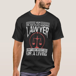 Camiseta Sim, eu sou um advogado não pergunte o que eu faço