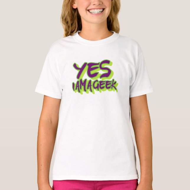 Camiseta Sim eu sou um geek (Frente)