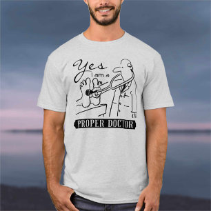 Camiseta Sim, Eu Sou um Médico Autêntico.