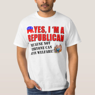 Camiseta Sim, eu sou um republicano…