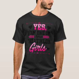 Camiseta Sim, Eu Sou Uma Dessas Garotas De Triatlo Correndo