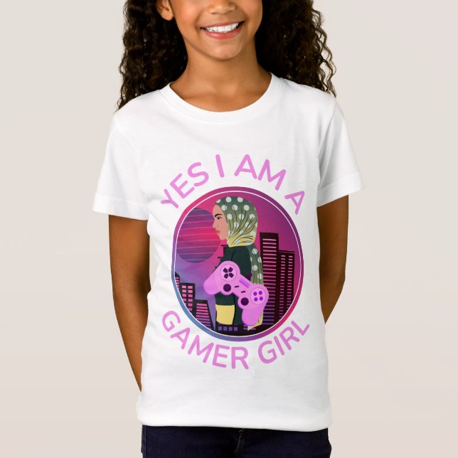 CAMISETA SIM EU SOU UMA GAROTA GAMER (Frente)
