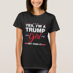 Camiseta Sim, eu sou uma garota idiota superando o Trump 20
