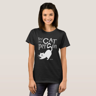 Camiseta SIM, eu sou uma pessoa do gato