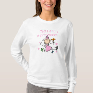 Camiseta Sim eu sou uma princesa