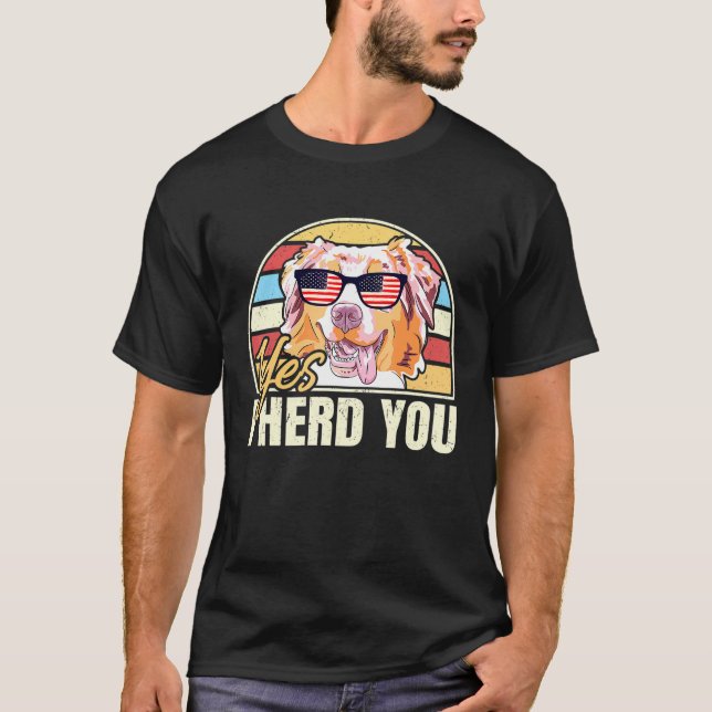 Camiseta Sim, Eu Te Comprei Pastor Australiano (Frente)
