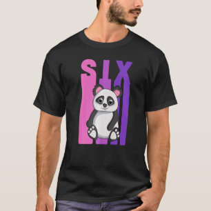 Camiseta Sim, eu tenho 6 anos Panda, eu pensei que era part