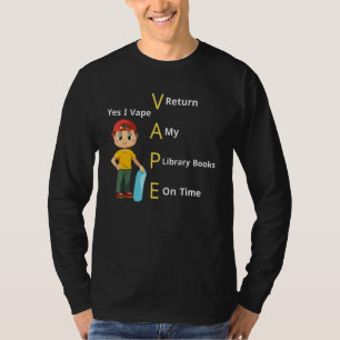 Camiseta Sim, Eu Volto Meus Livros De Biblioteca No Tempo 6