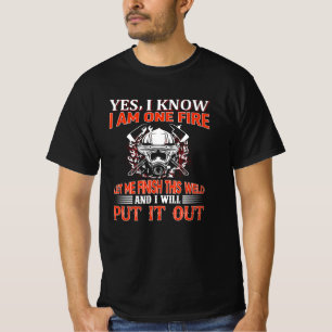 Camiseta Sim, Eu Vou Colocá-Lo Fogueiro Engraçado Ideia D