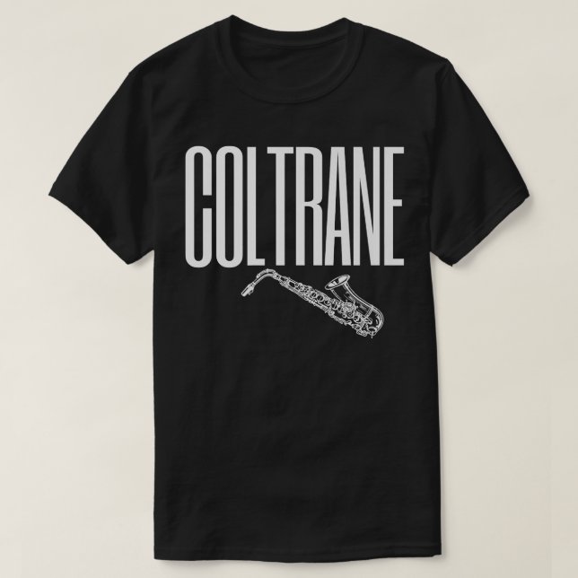 Camiseta Sim, Falo Coltrane - Jazz Music Lover (Frente do Design)