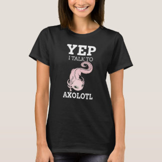Camiseta Sim, Falo Com Axolotls Pet Retro Salamander A