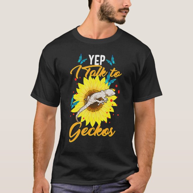 Camiseta Sim, Falo Com Geckos Reptile Love Lizard Reptile G (Frente)