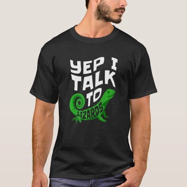 Camiseta Sim, Falo Com Lagartos (Frente)