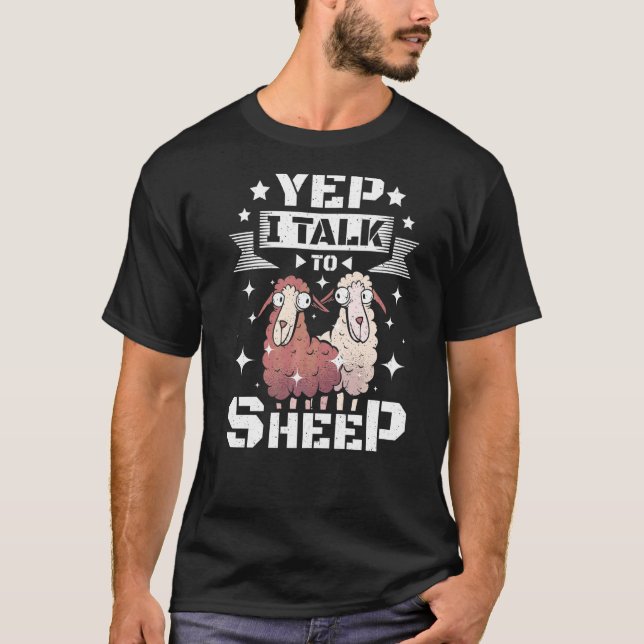 Camiseta Sim, Falo Com Ovinos (Frente)