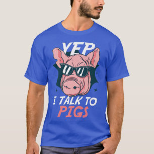 Camiseta Sim, Falo Com Suínos Domesticados Porcos De Mamífe