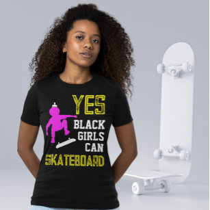 Camiseta SIM, GAROTAS PODEM ESQUEBOARD DEPOIS DE Skater Gir