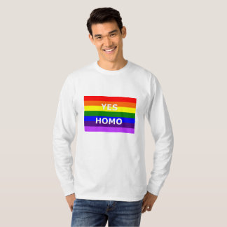 Camiseta Sim homo LGBT