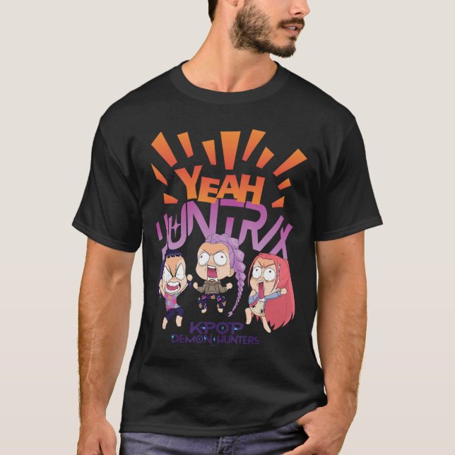 Camiseta Sim HUNTRX Licenciado Oficialmente menino vintage (Frente)