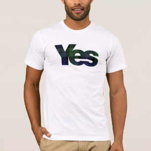 Camiseta Sim independência escocesa 2014 de Scotland