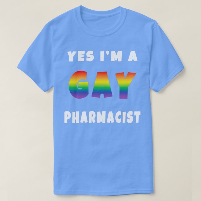 Camiseta SIM Ix27M UM FARMACISTA GAY (Frente do Design)