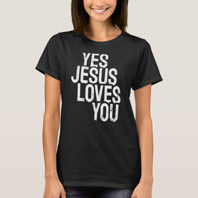 Camiseta Sim Jesus te ama (Frente)