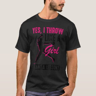 Camiseta Sim, Joguei Como Uma Garota Legal Jogadora De Soft