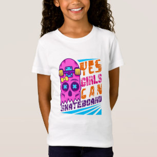 Camiseta Sim Meninas Podem Andar De Skate Skate