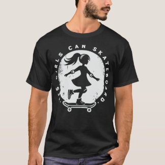 Camiseta Sim, Meninas Podem Skateboard Skater Girl