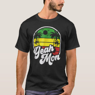 Camiseta Sim, Mon Vintage Jamaica Reggae Férias Jamaicanas